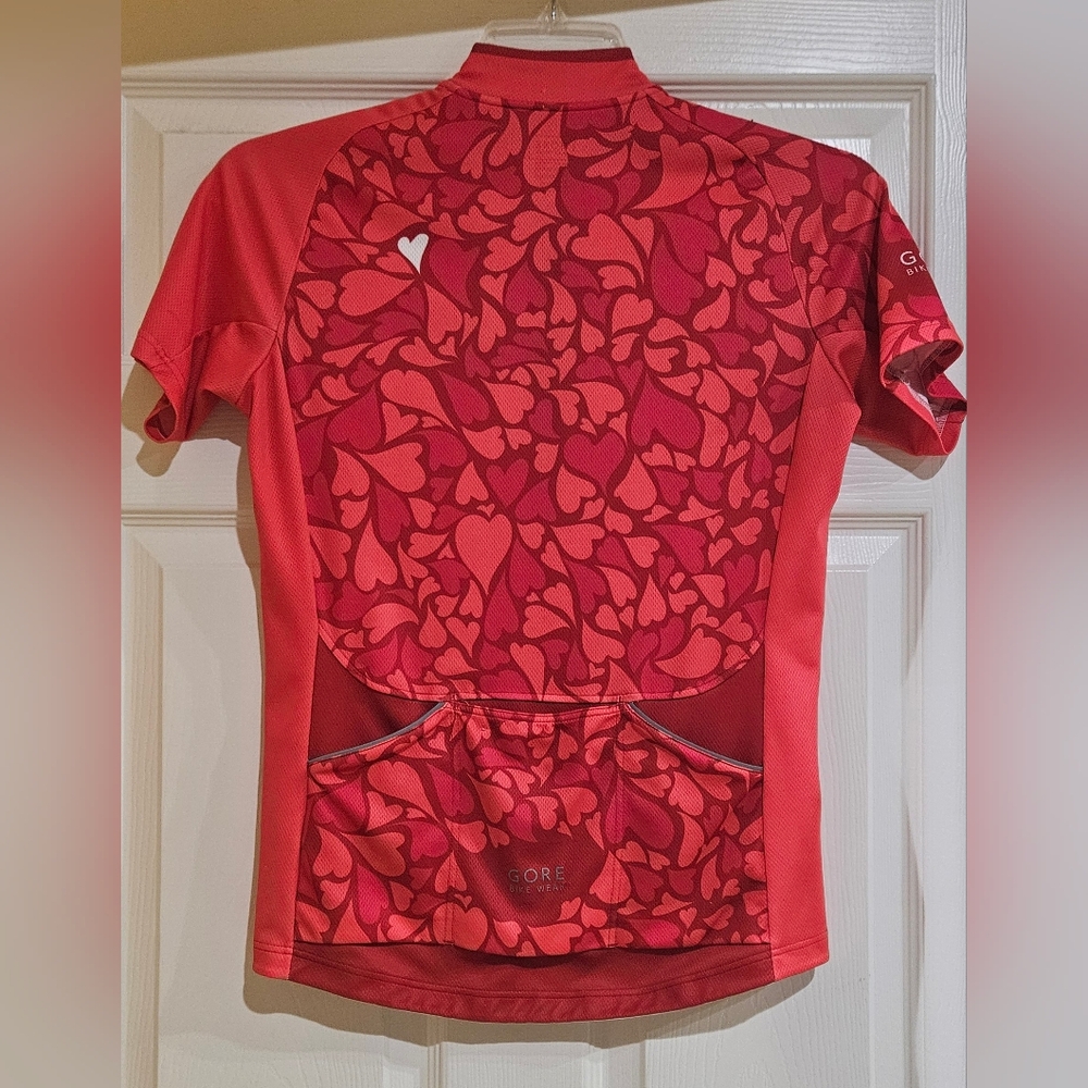 Women's Red Cycling Jacket - Picture 5 of 7
